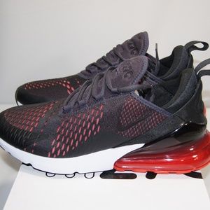 nike air max 270 oil grey habanero red